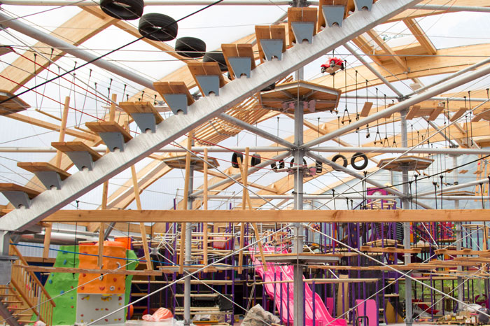 Indoor Hochseilgarten Swiss Mega Park