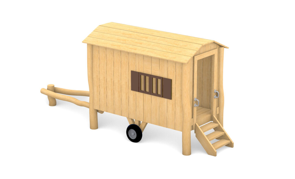 KristallTurm-Spielhaus-Bauwagen-01 KristallTurm Spielhaus Bauwagen