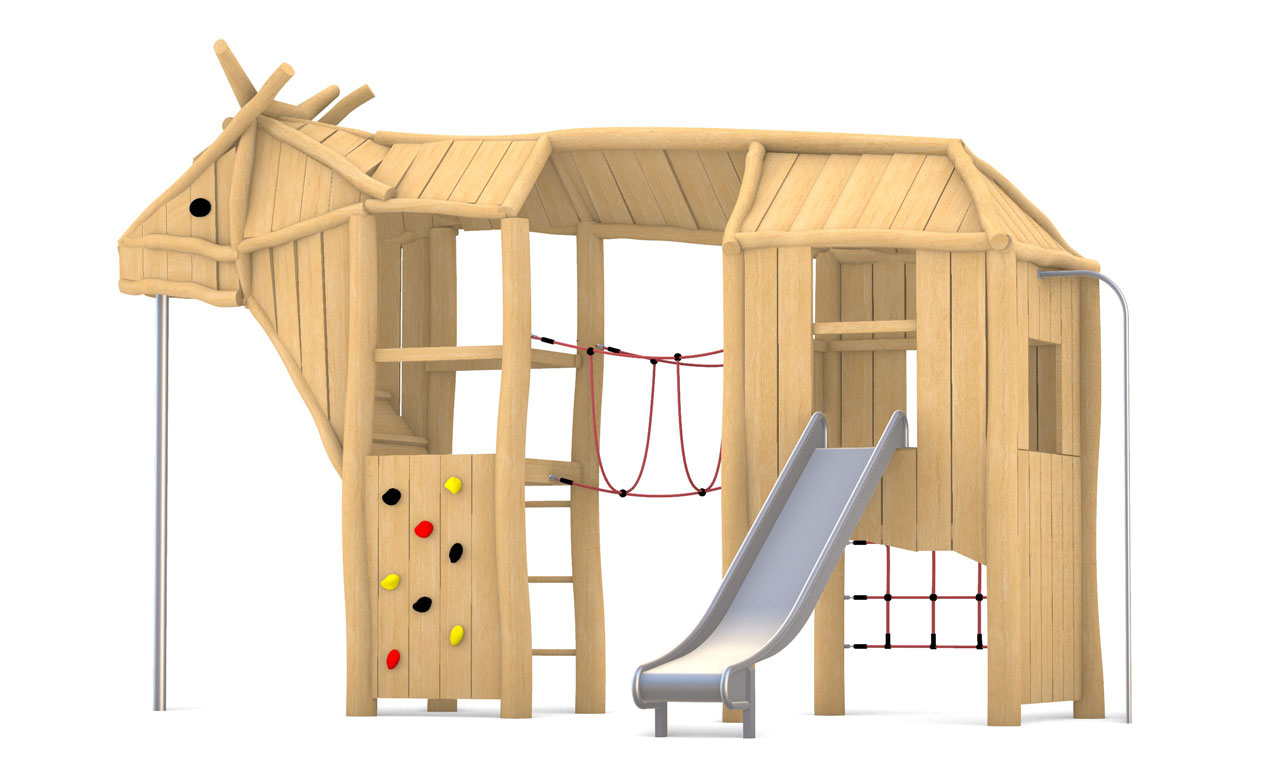 KristallTurm thematisierter Spielturm Kuh