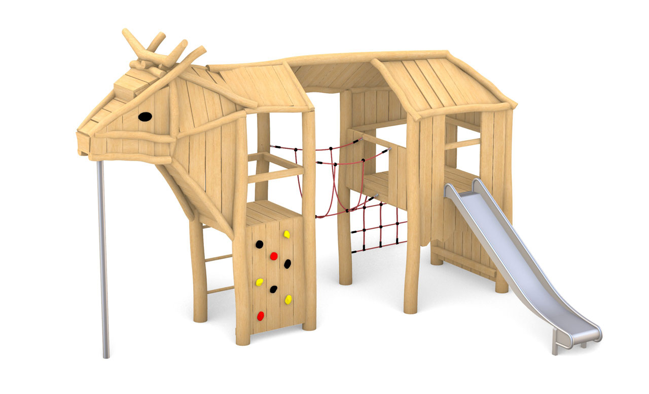 KristallTurm thematisierter Spielturm Kuh