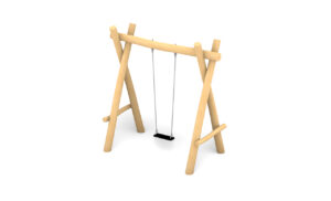 KristallTurm Spielplatz Einzelschaukel Visualisierung