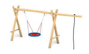 KristallTurm Nestschaukel 1m Durchmesser mit Klettertau