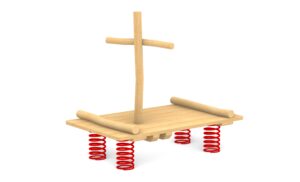 KristallTurm Wackelfloss aus Holz