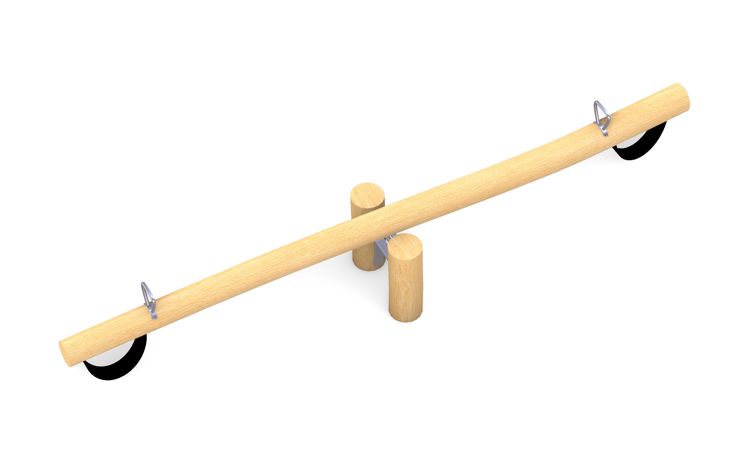 KristallTurm Balkenwippe aus Robinienholz