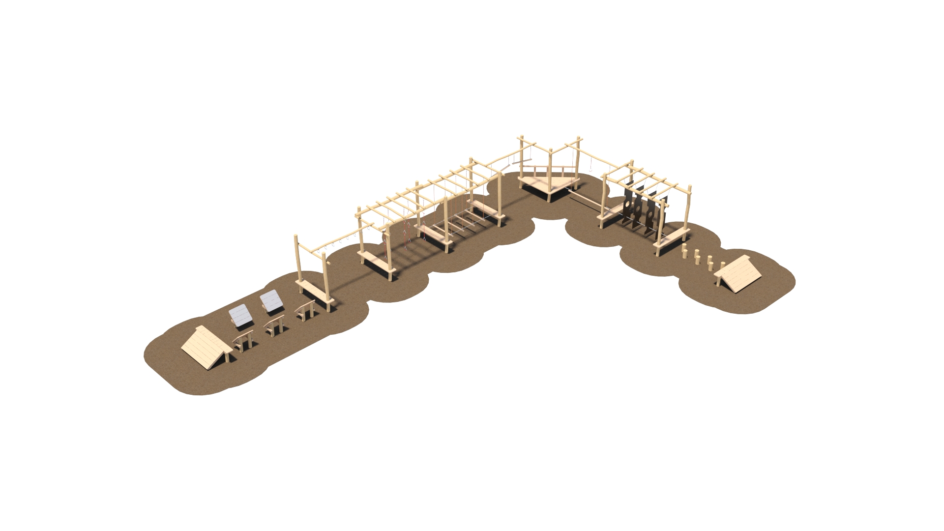 KristallTurm Ninja Parcours Robinie M