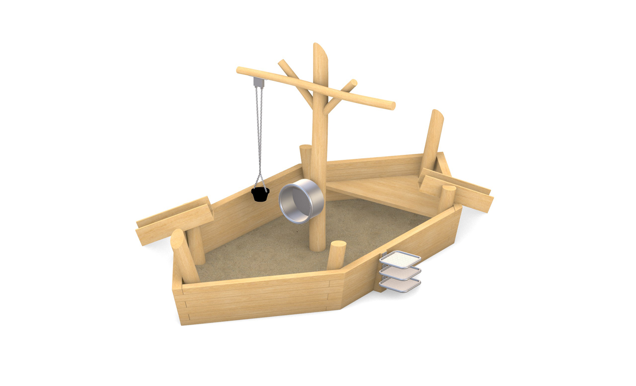 KristallTurm Sandkasten Wikingerschiff