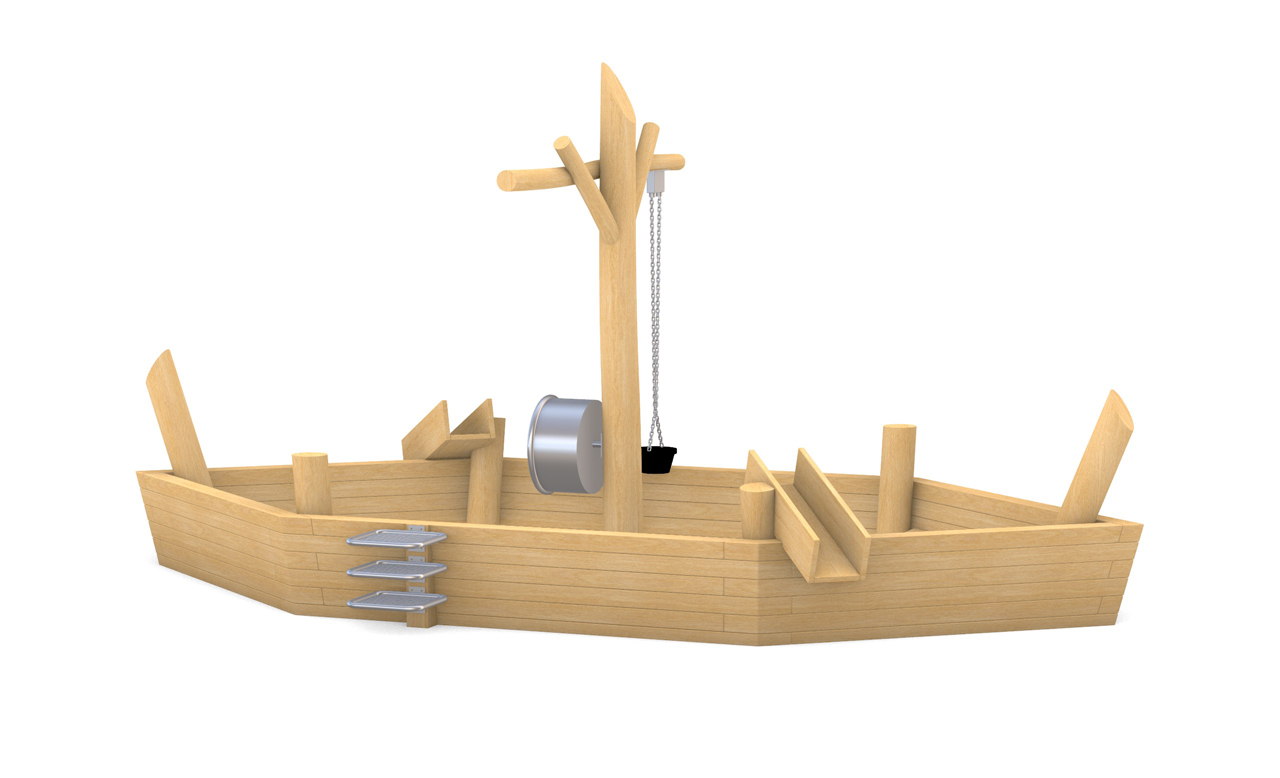 KristallTurm Sandkasten Wikingerschiff