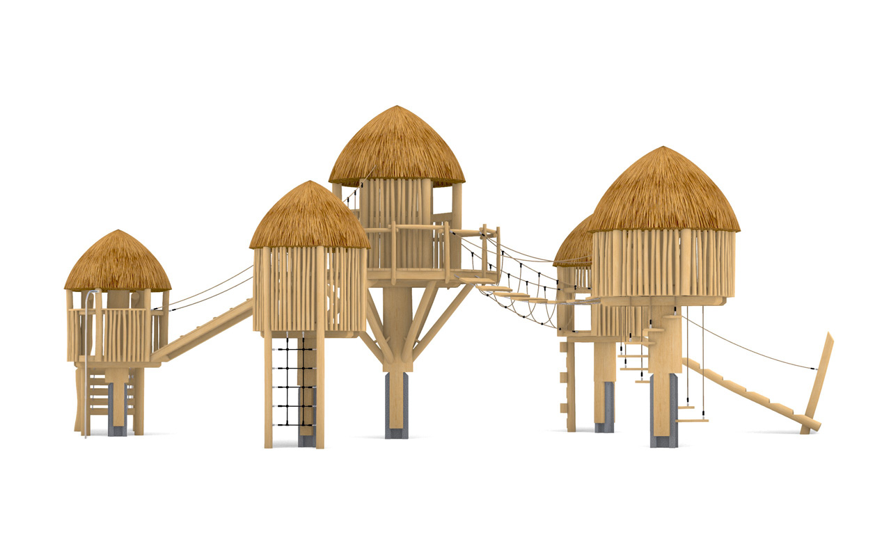 KristallTurm Turmanlage Tahiti Dorf