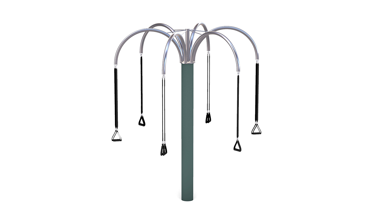 KristallTurm Fitnesspalme aus Stahl