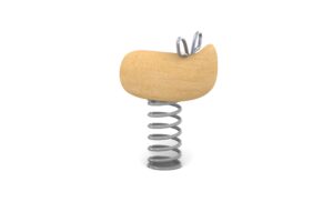 KristallTurm Federwipptier minimalistich Nashorn