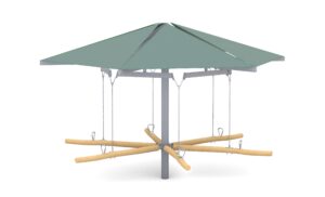 KristallTurm Sechserwippe mit Sonnensegel