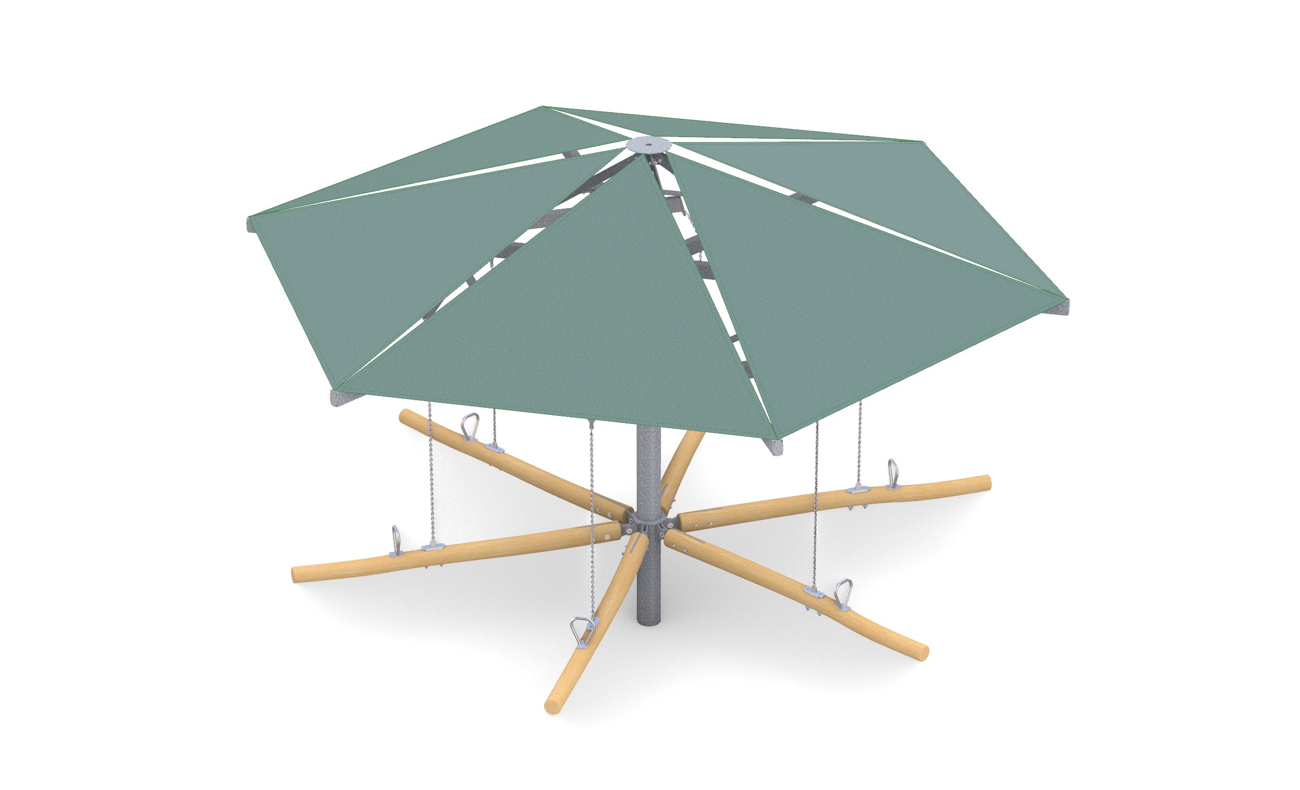 KristallTurm Sechserwippe mit Sonnensegel