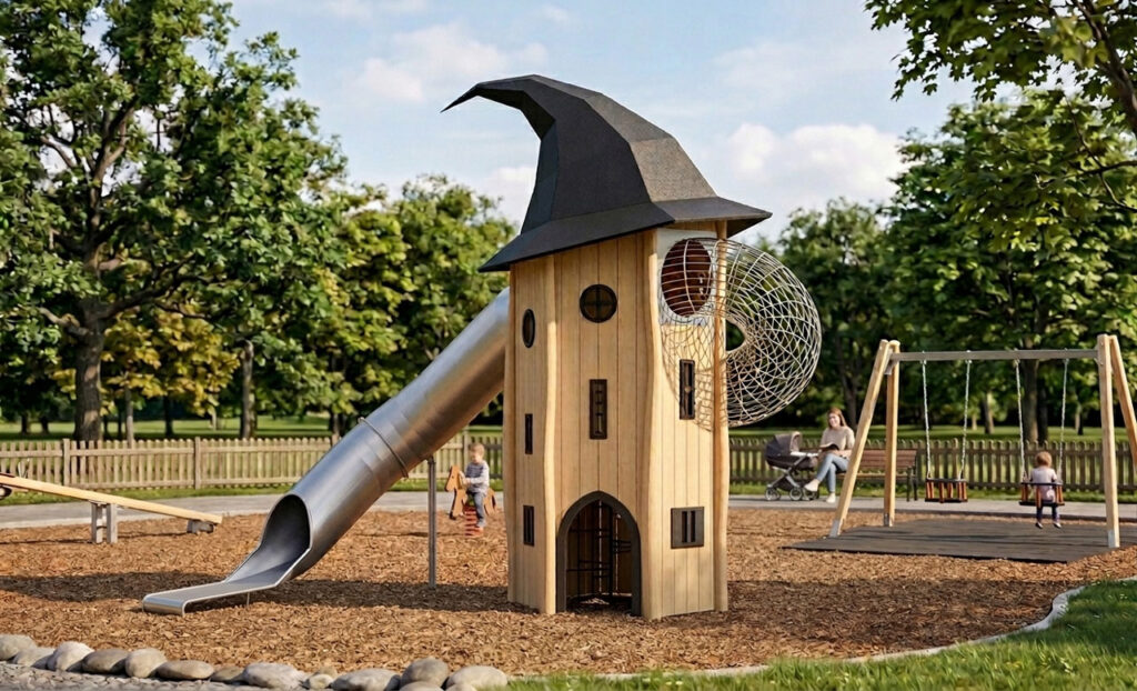 KristallTurm individueller Spielturm Hexenhut