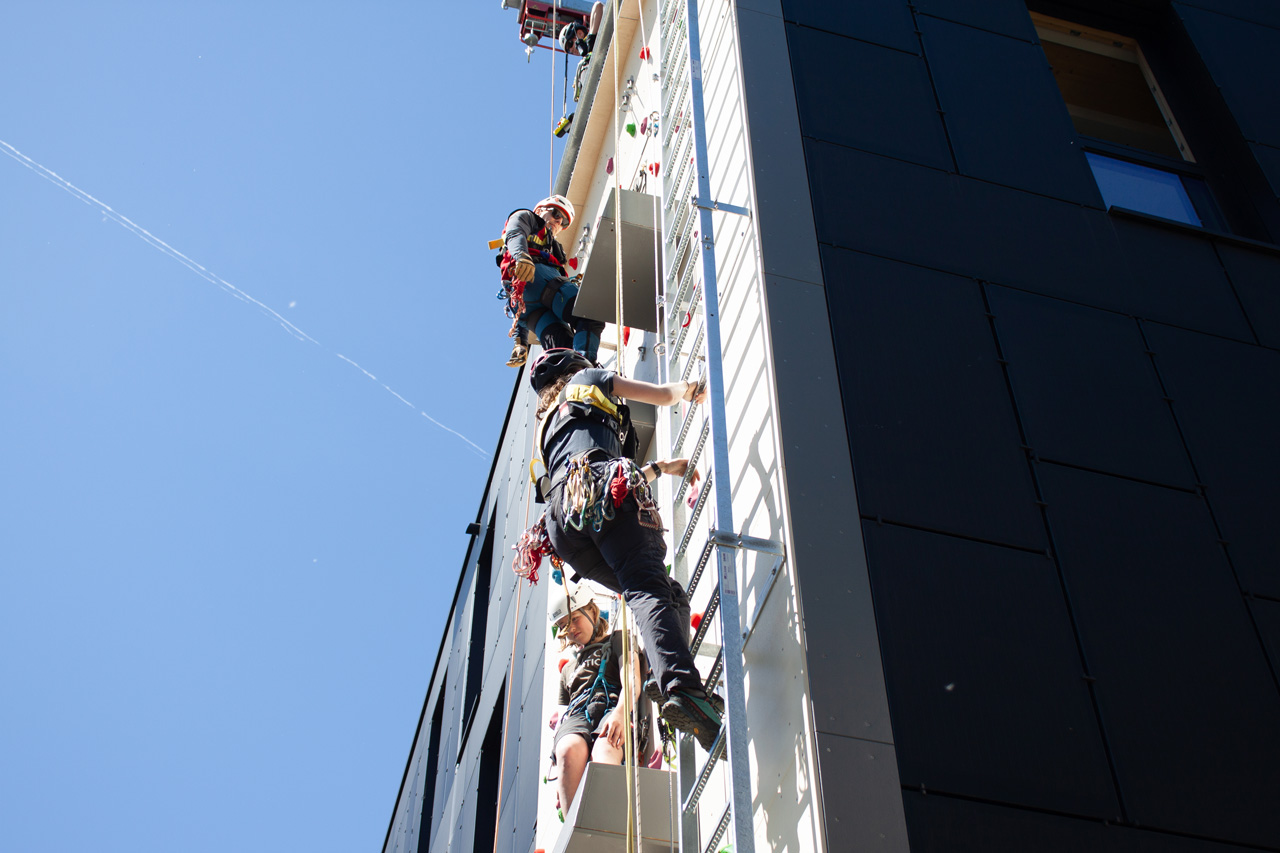 KristallTurm Kletterwand für Bergwacht Bayern
