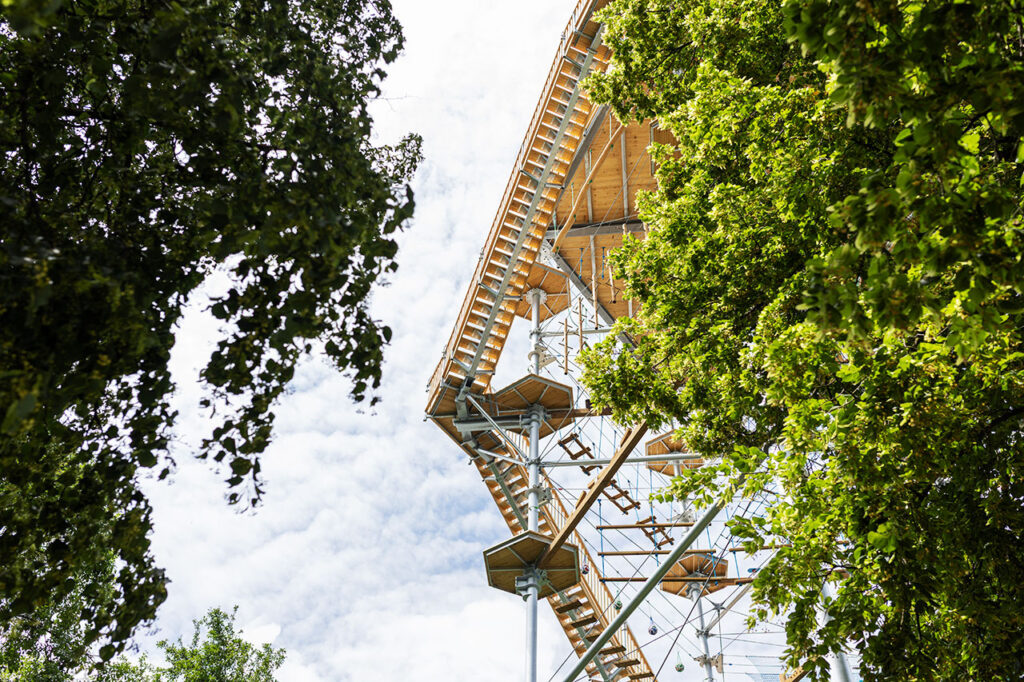 KristallTurm KT-7 Hochseilgarten im Olympiapark München